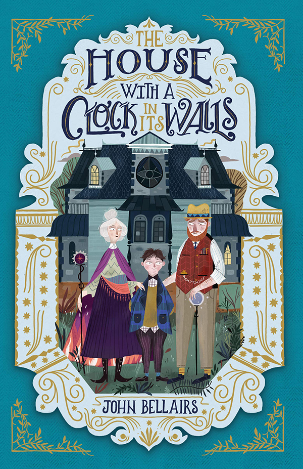 Book Cover - The House With a Clock in its Walls by John Bellairs