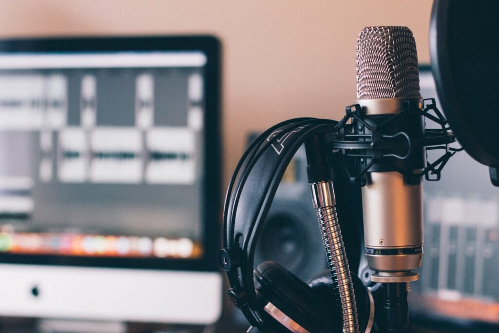 recording for self-publishing an audiobook - photo by will francis for Unsplash