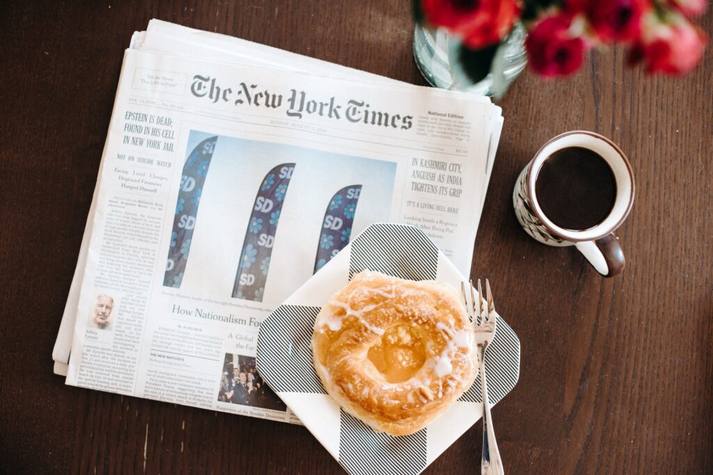 The New York Times - Photo by Sarah Shull on Unsplash