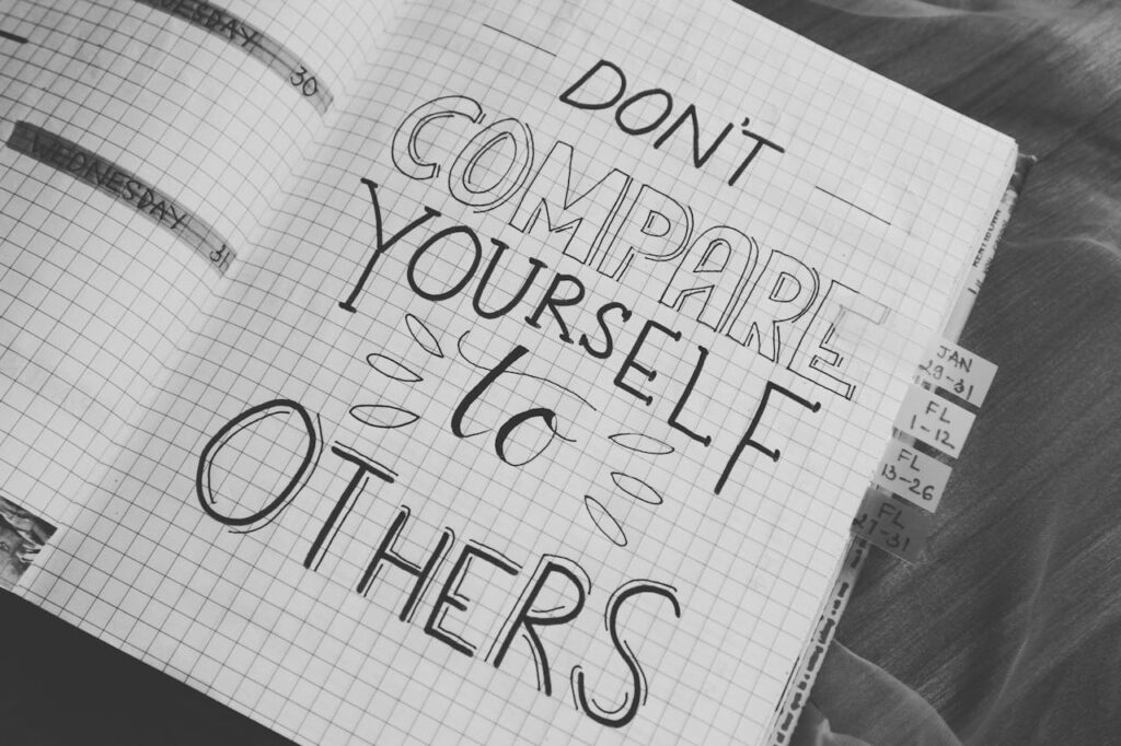 Don't compare yourself to others - Photo by Bich Tran for Pexels